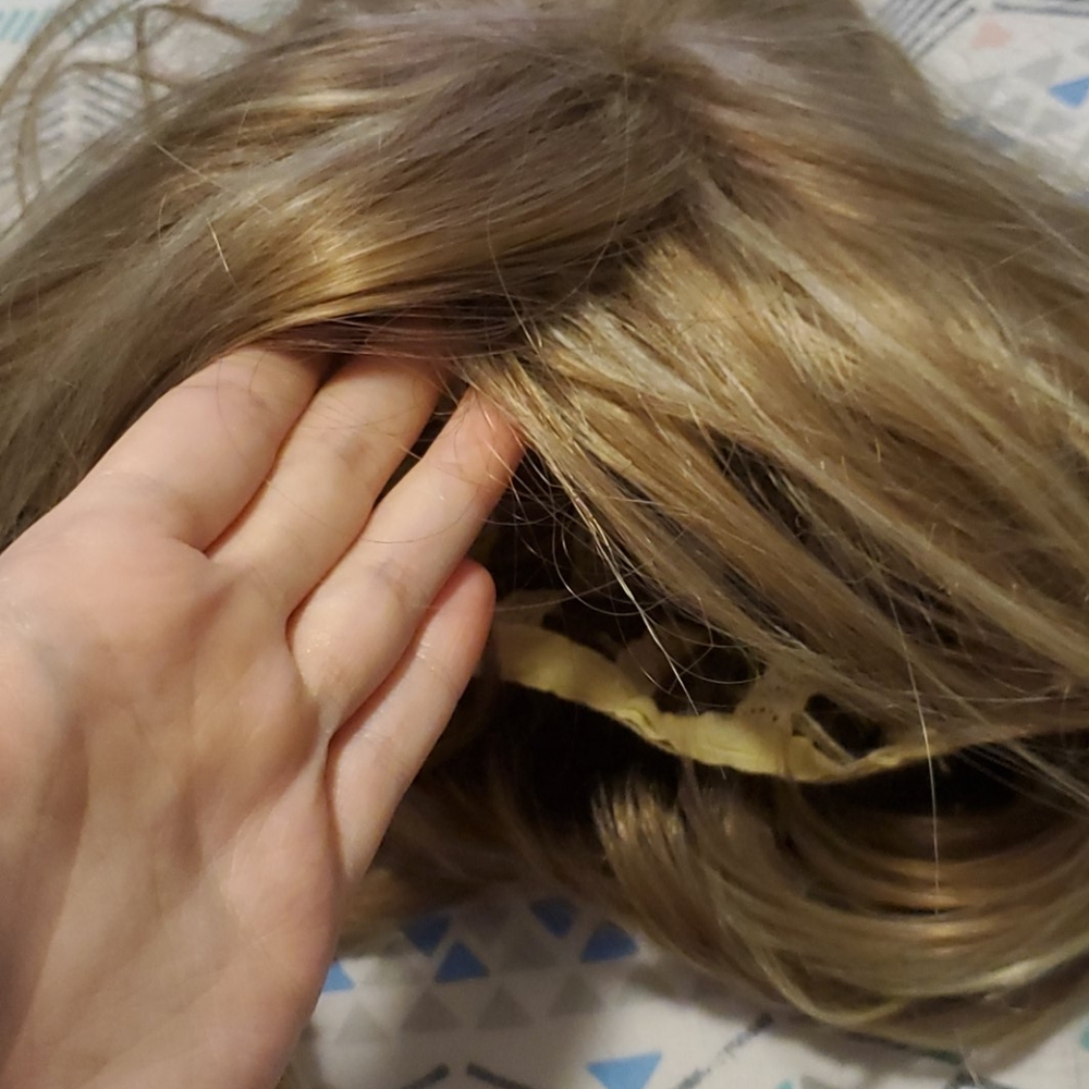 real hair wig